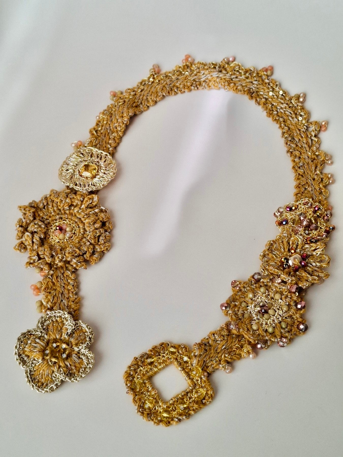 Handknit Necklace