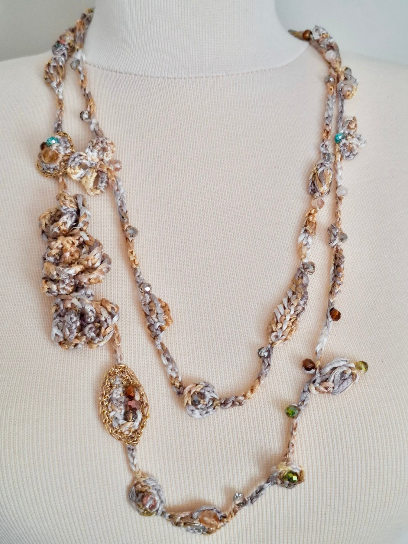 Handknit Necklace
