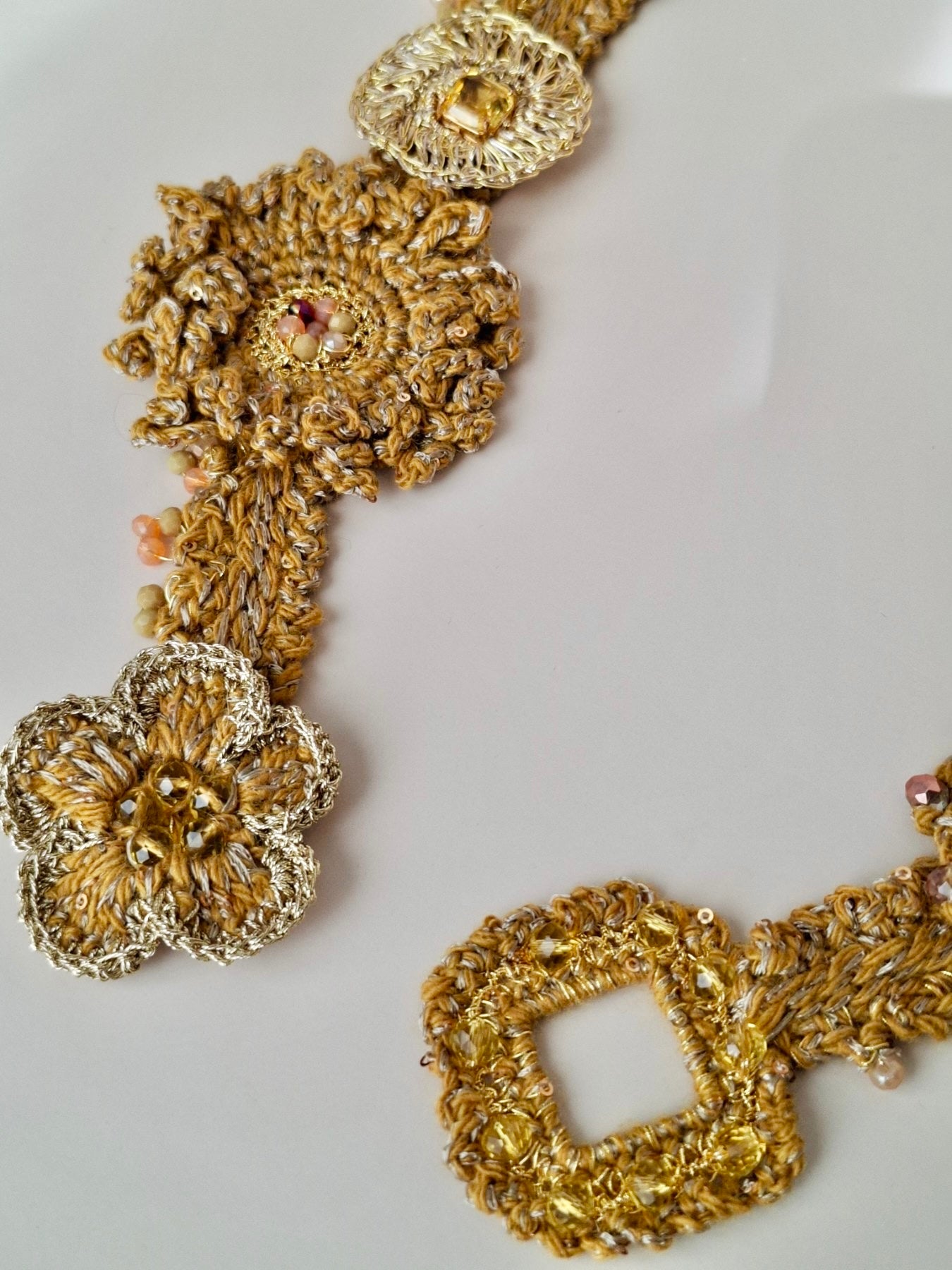 Handknit Necklace
