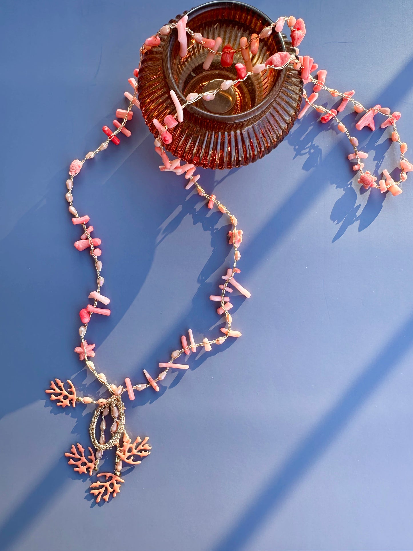 Necklace Set: “Coralia”