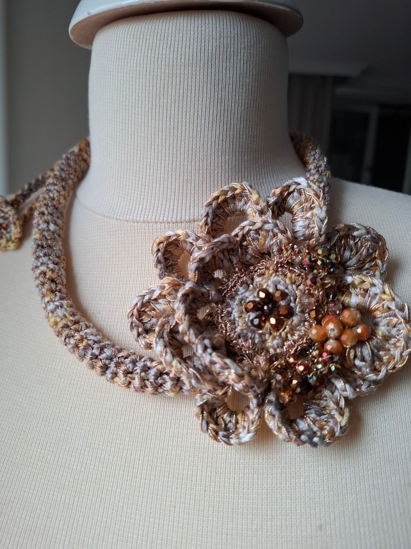 Statement Flower Necklace