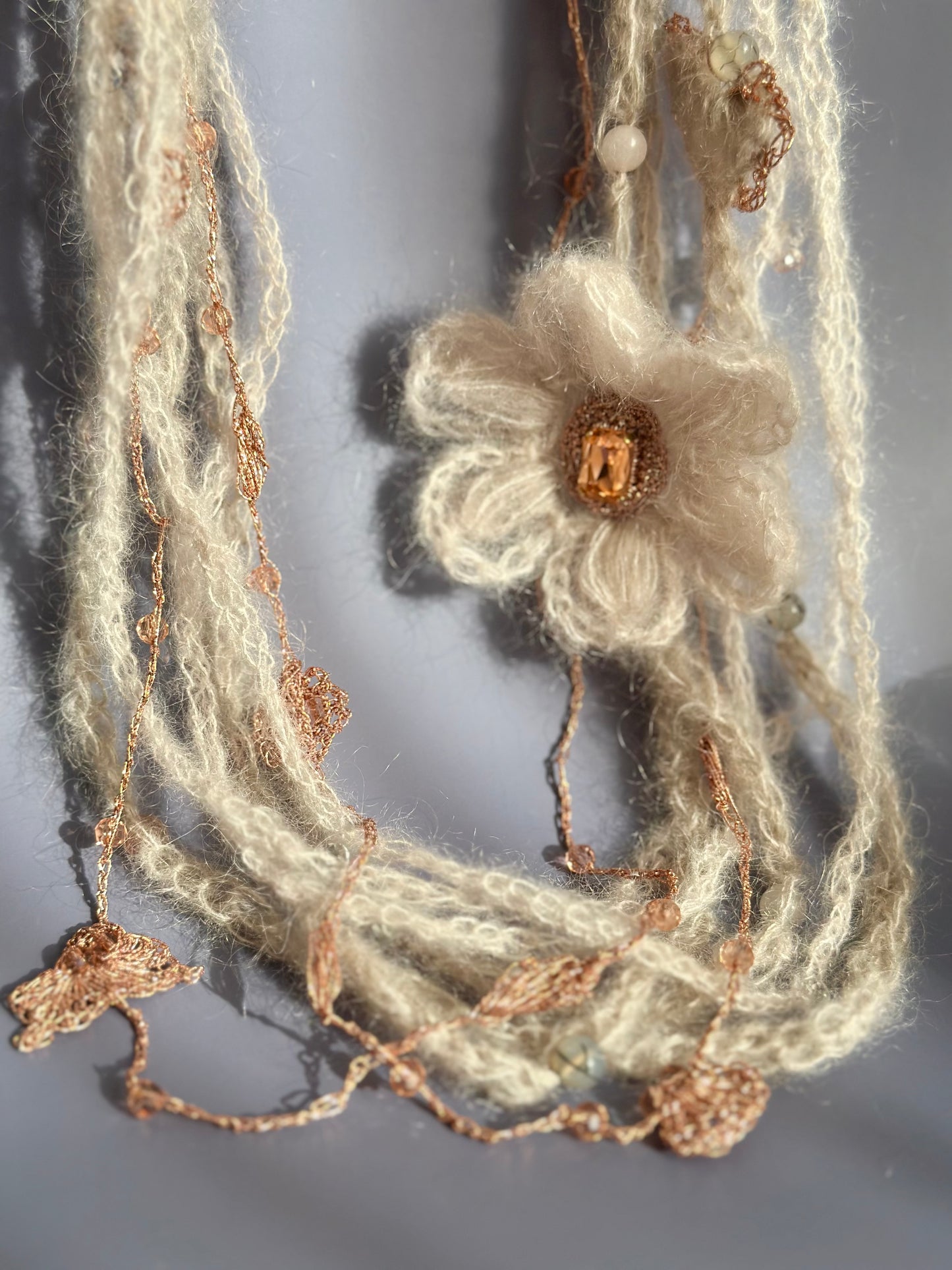 Handknit Necklace