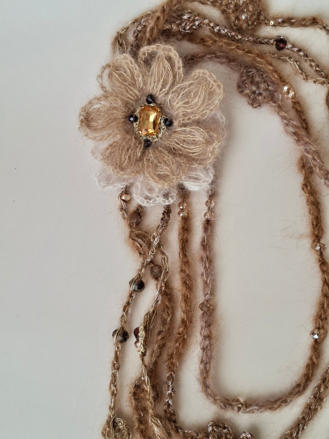 Handknit Necklace