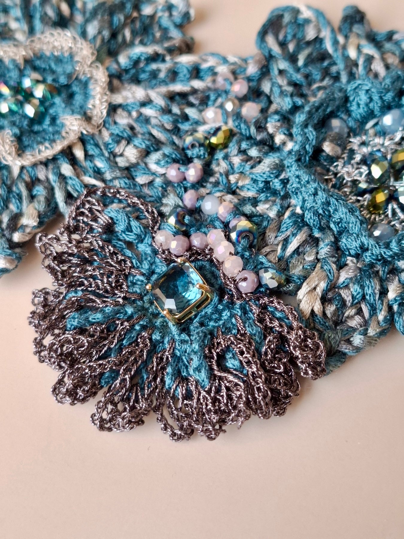 Handknit Necklace