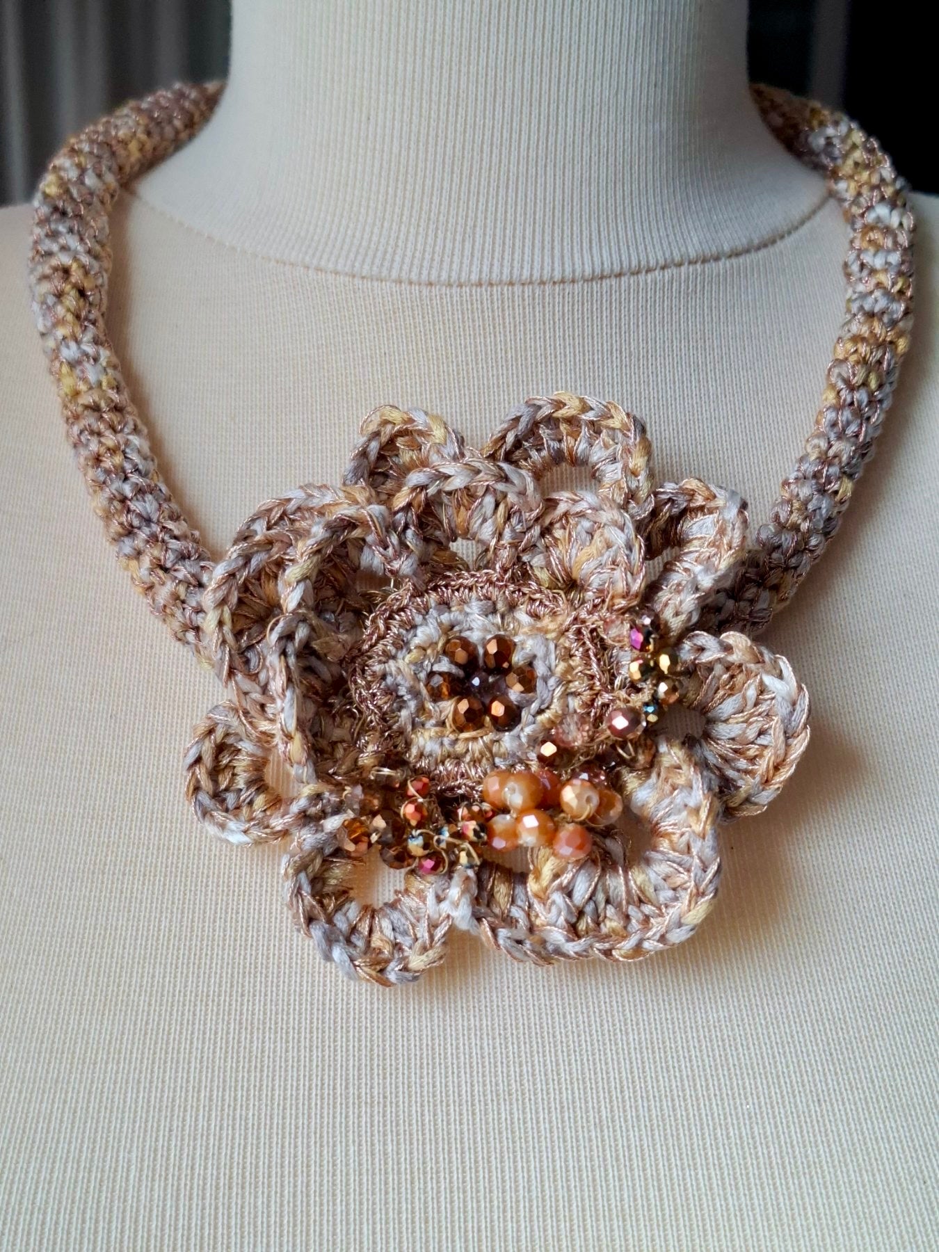 Statement Flower Necklace