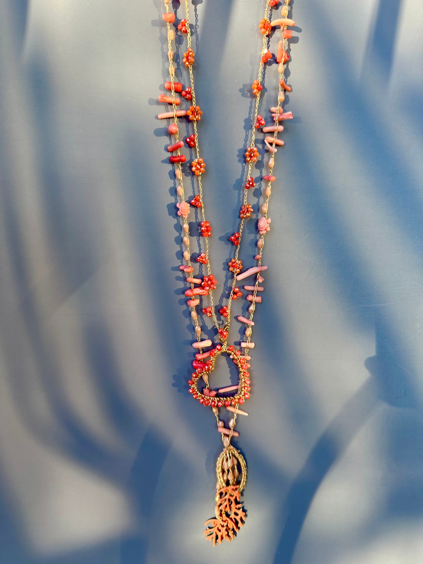 Necklace Set: “Coralia”