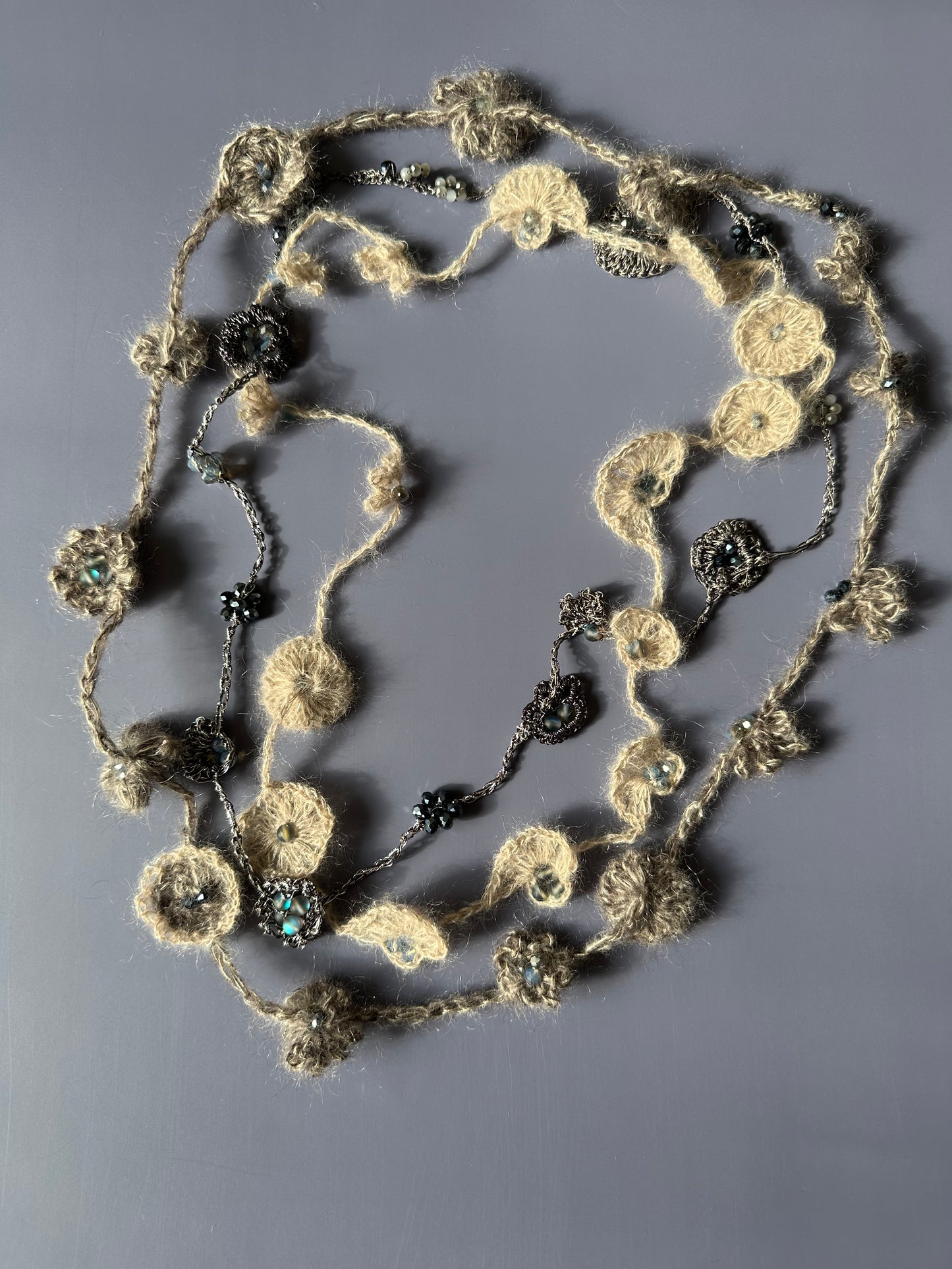 Winter Whisper Mohair Necklace