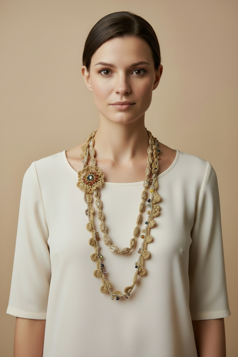 Solea – Silk Statement Necklace