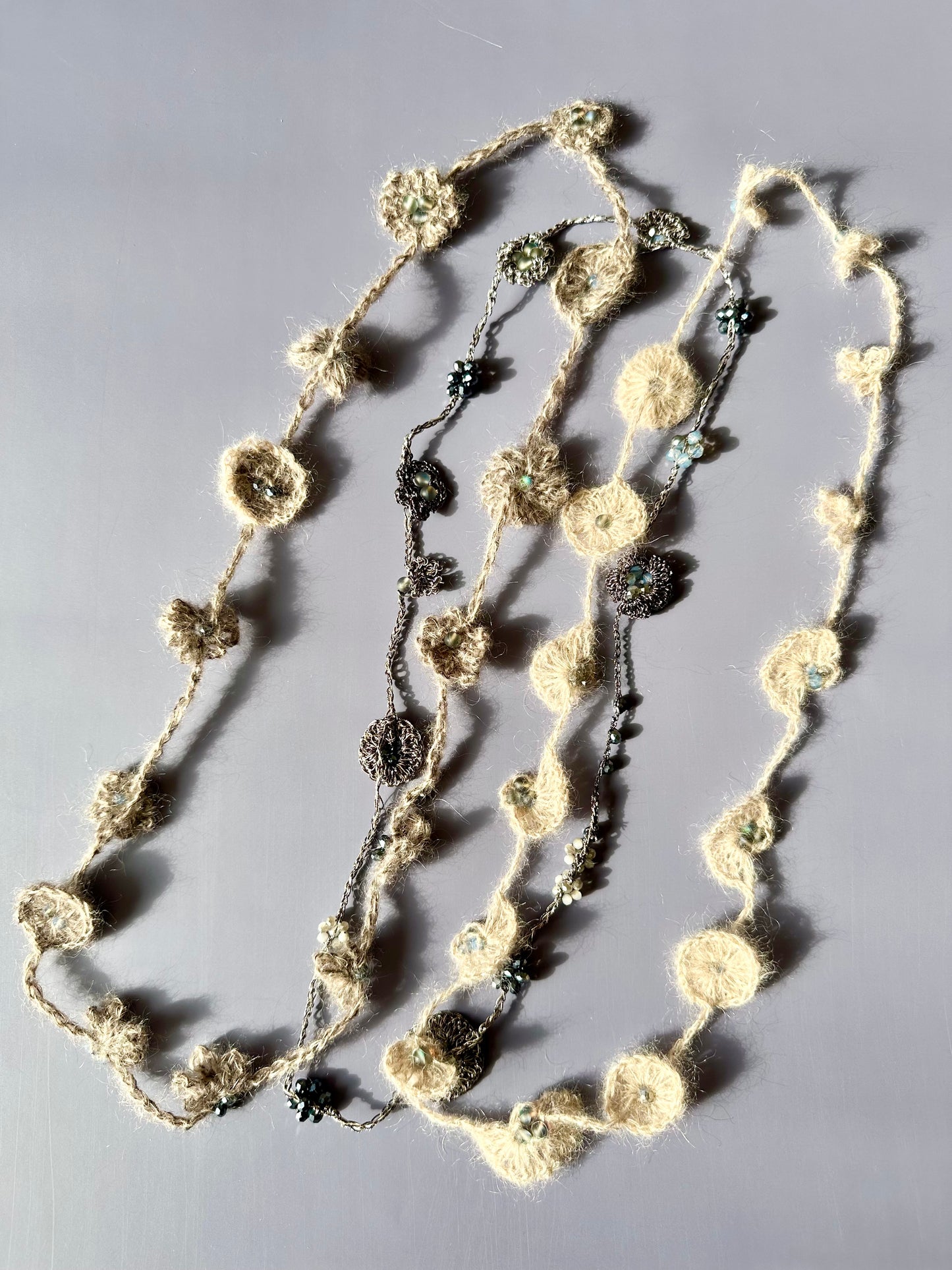 Winter Whisper Mohair Necklace