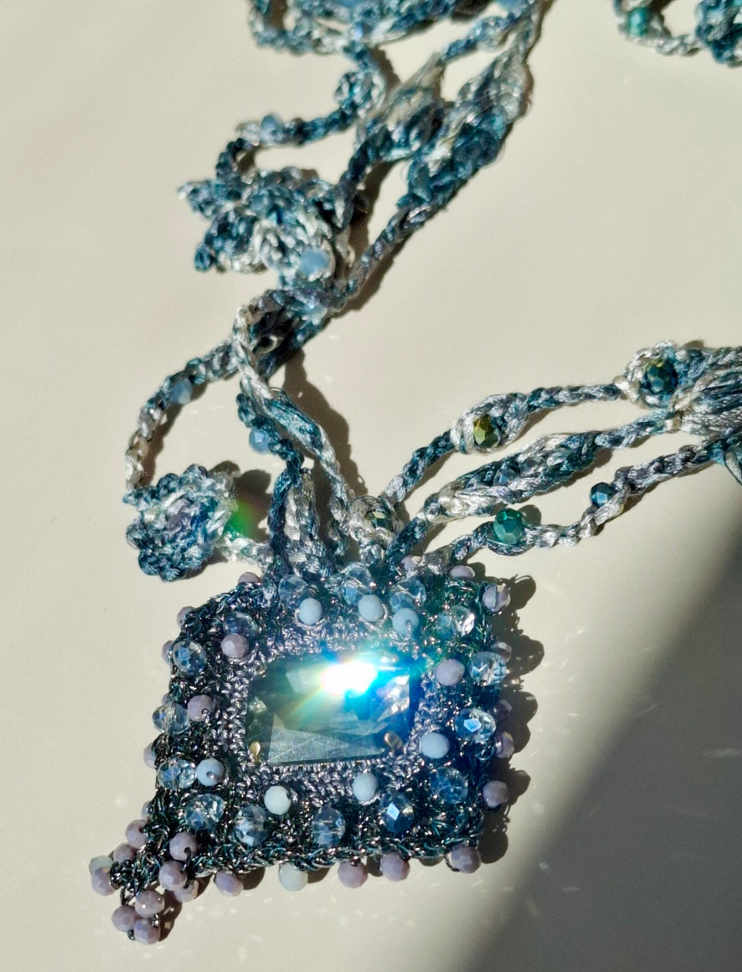 Handknit Necklace