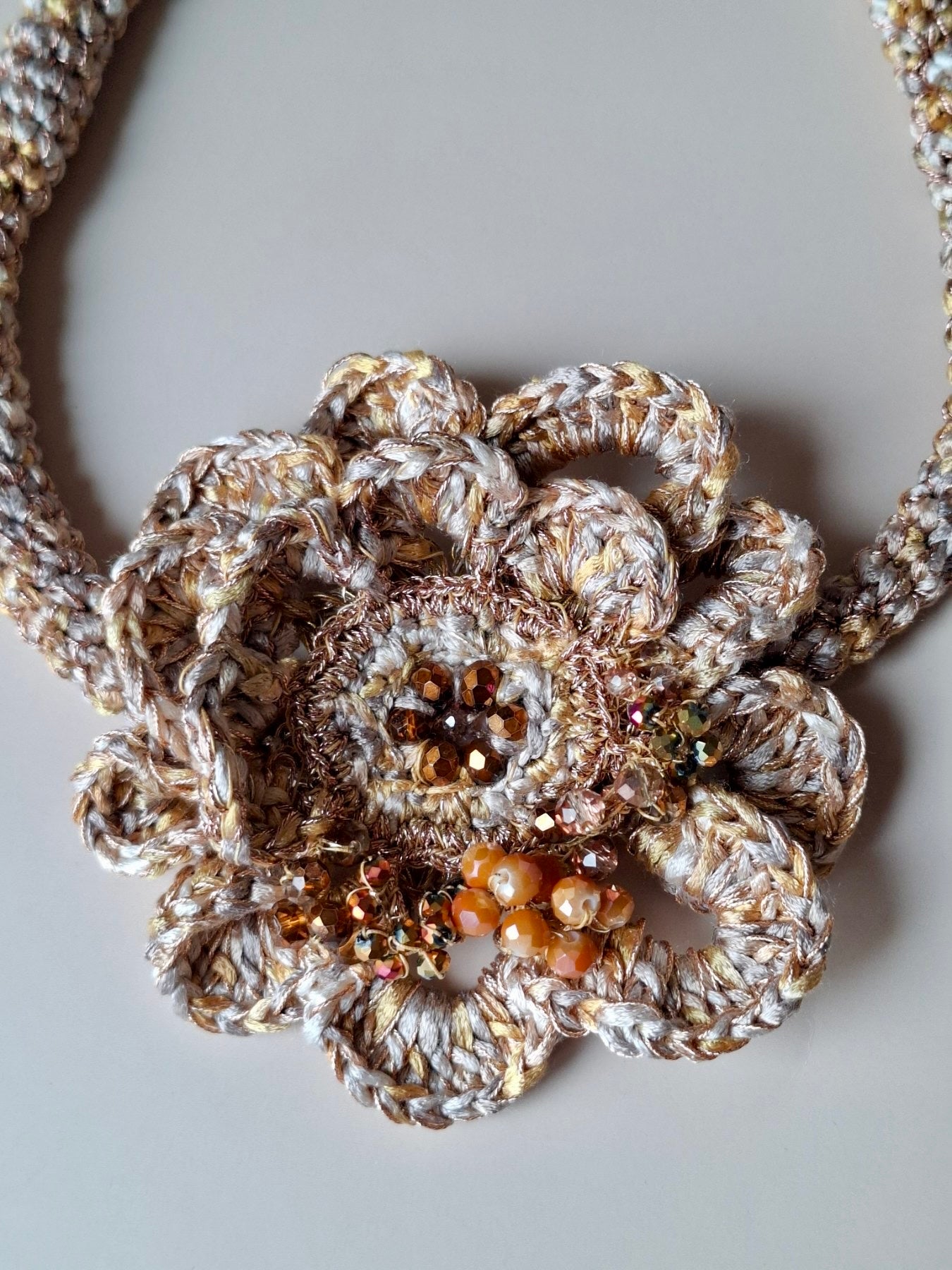 Statement Flower Necklace