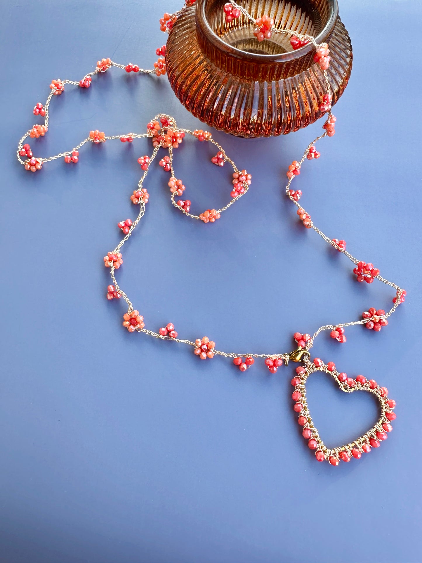 Necklace Set: “Coralia”