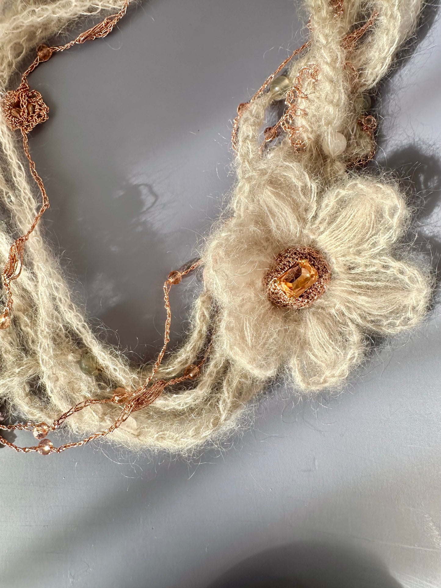 Handknit Necklace