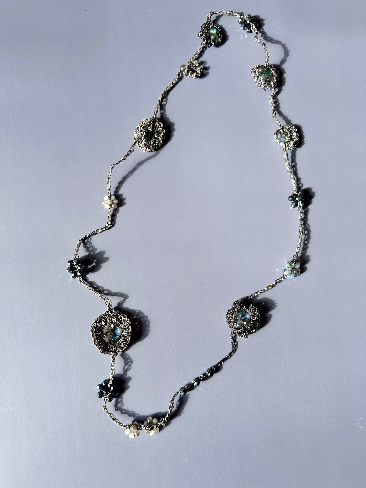 Winter Whisper Mohair Necklace