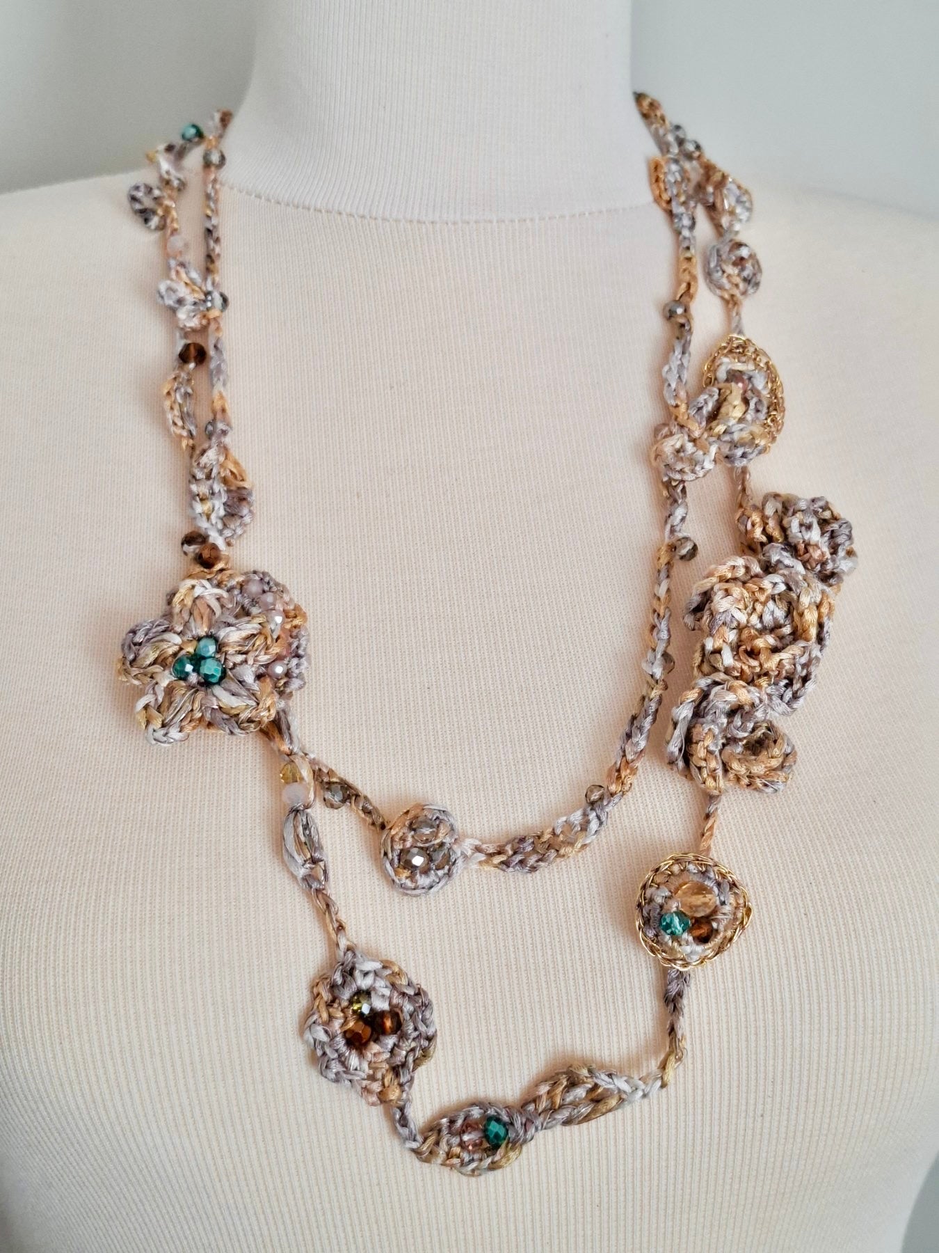 Handknit Necklace