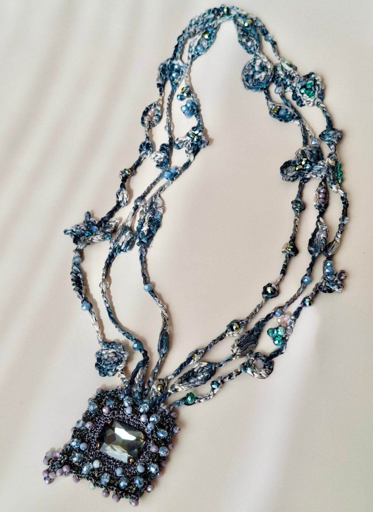 Handknit Necklace