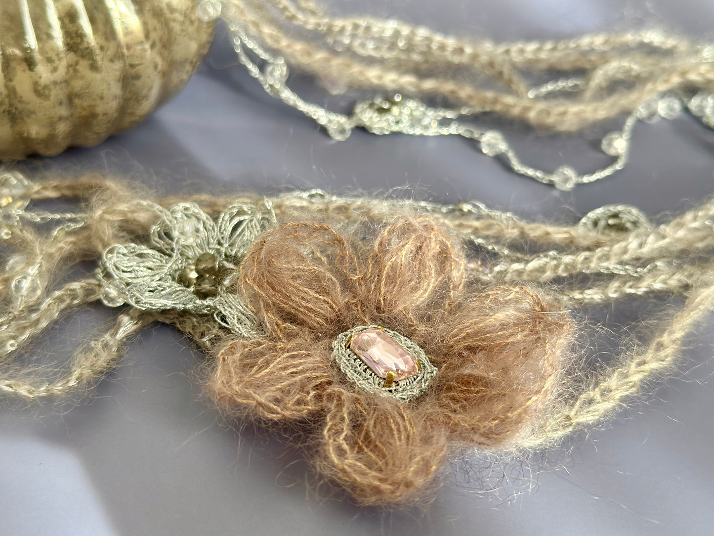 Handknit Necklace