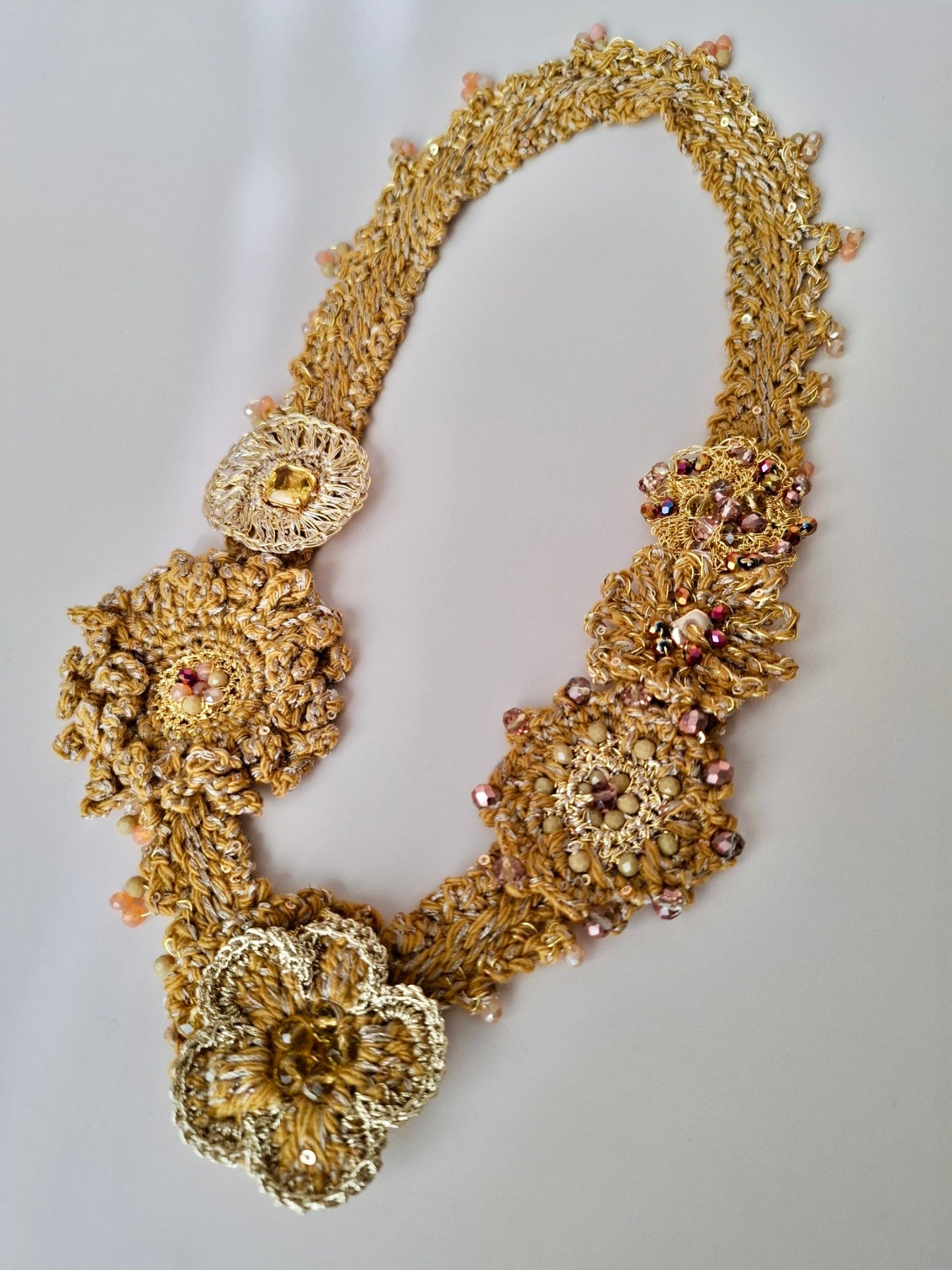 Handknit Necklace