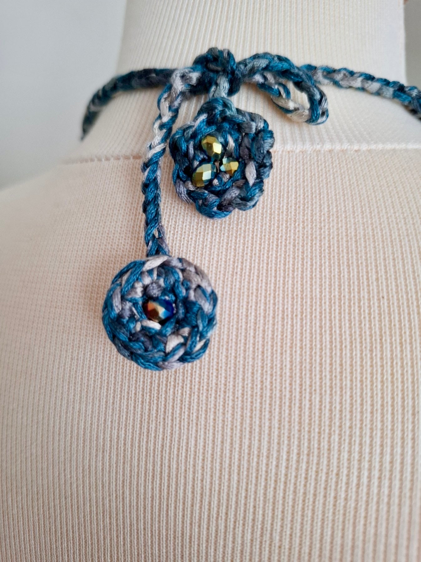 Handknit Necklace