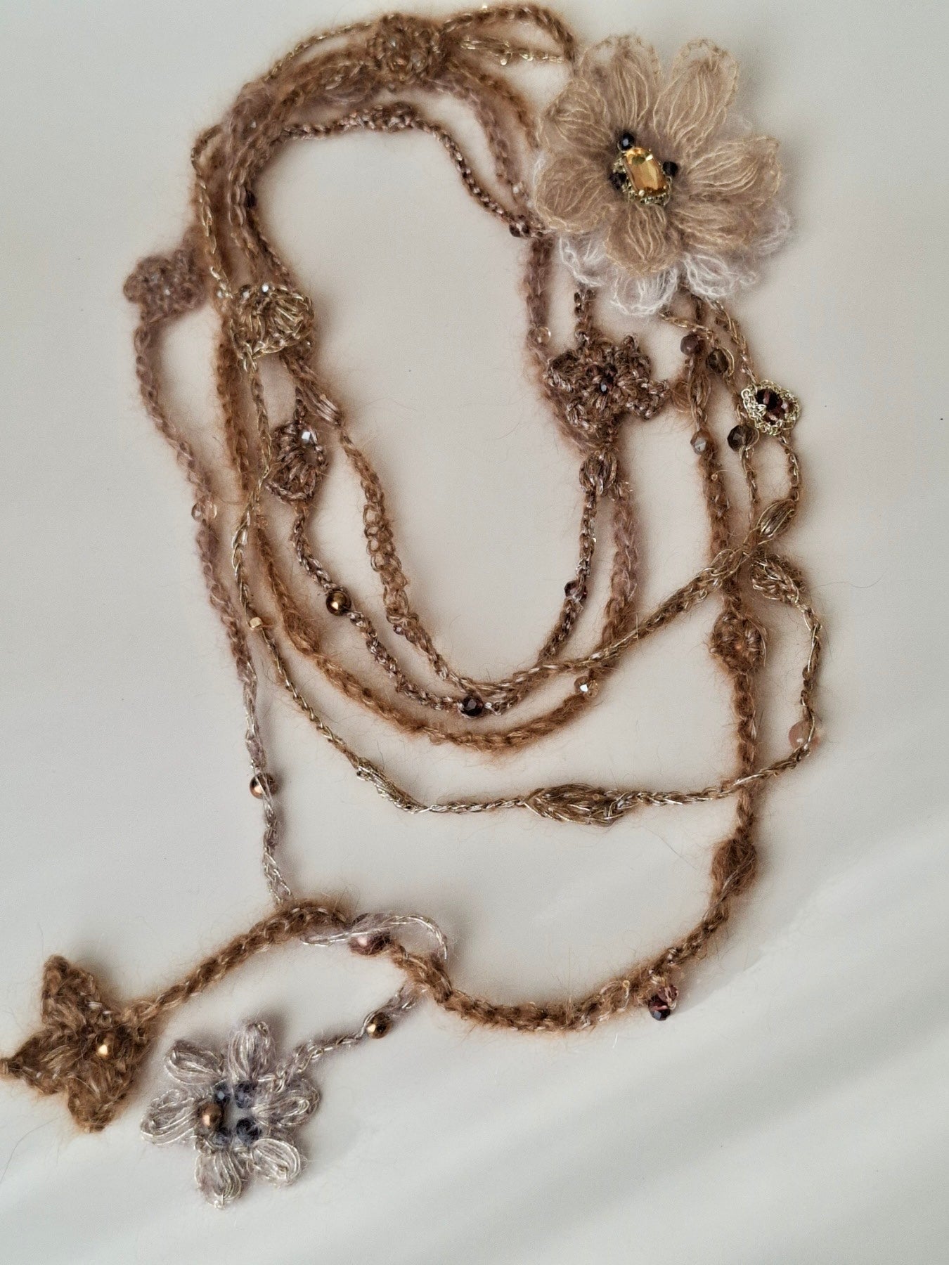 Handknit Necklace
