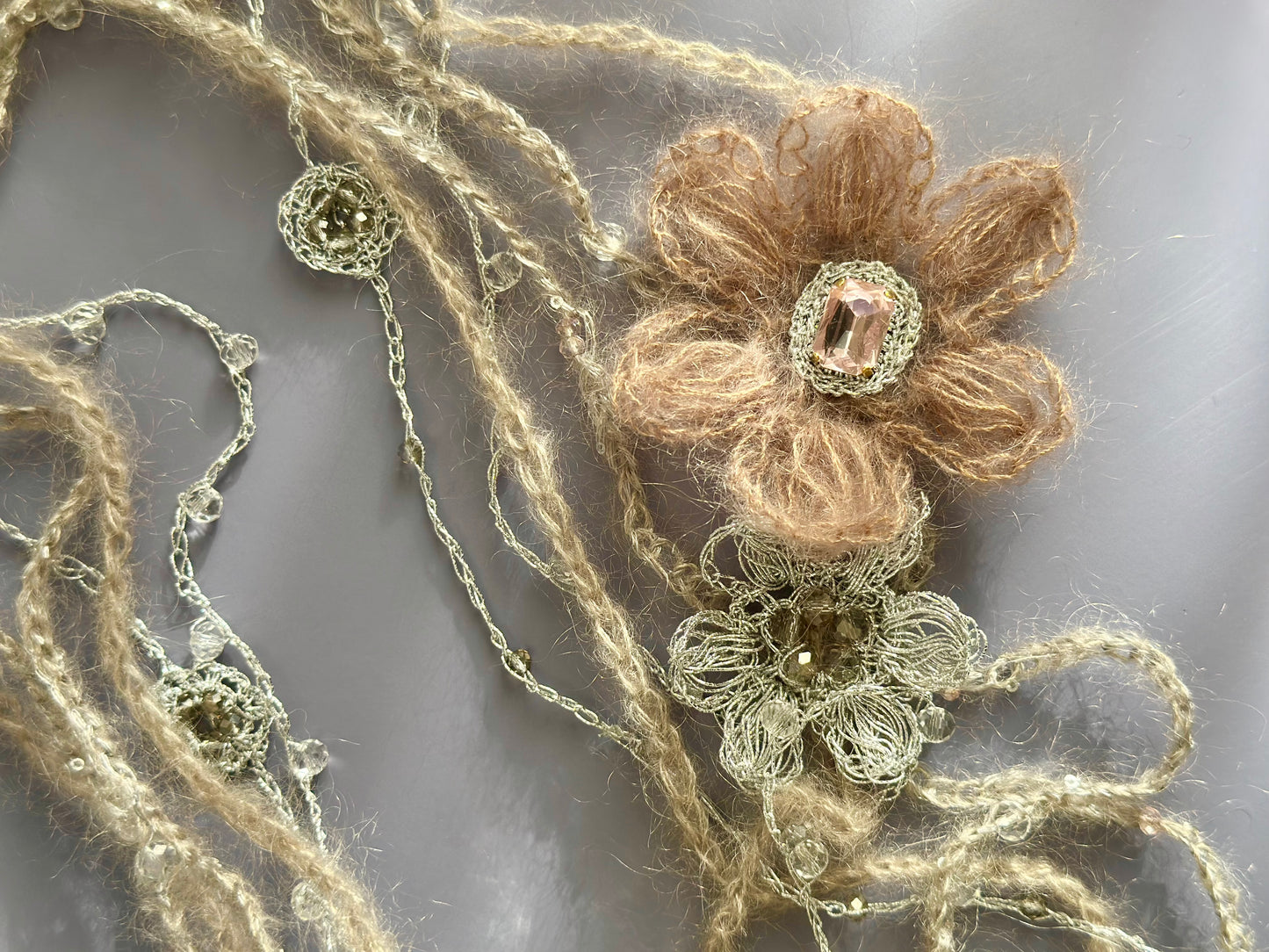 Handknit Necklace