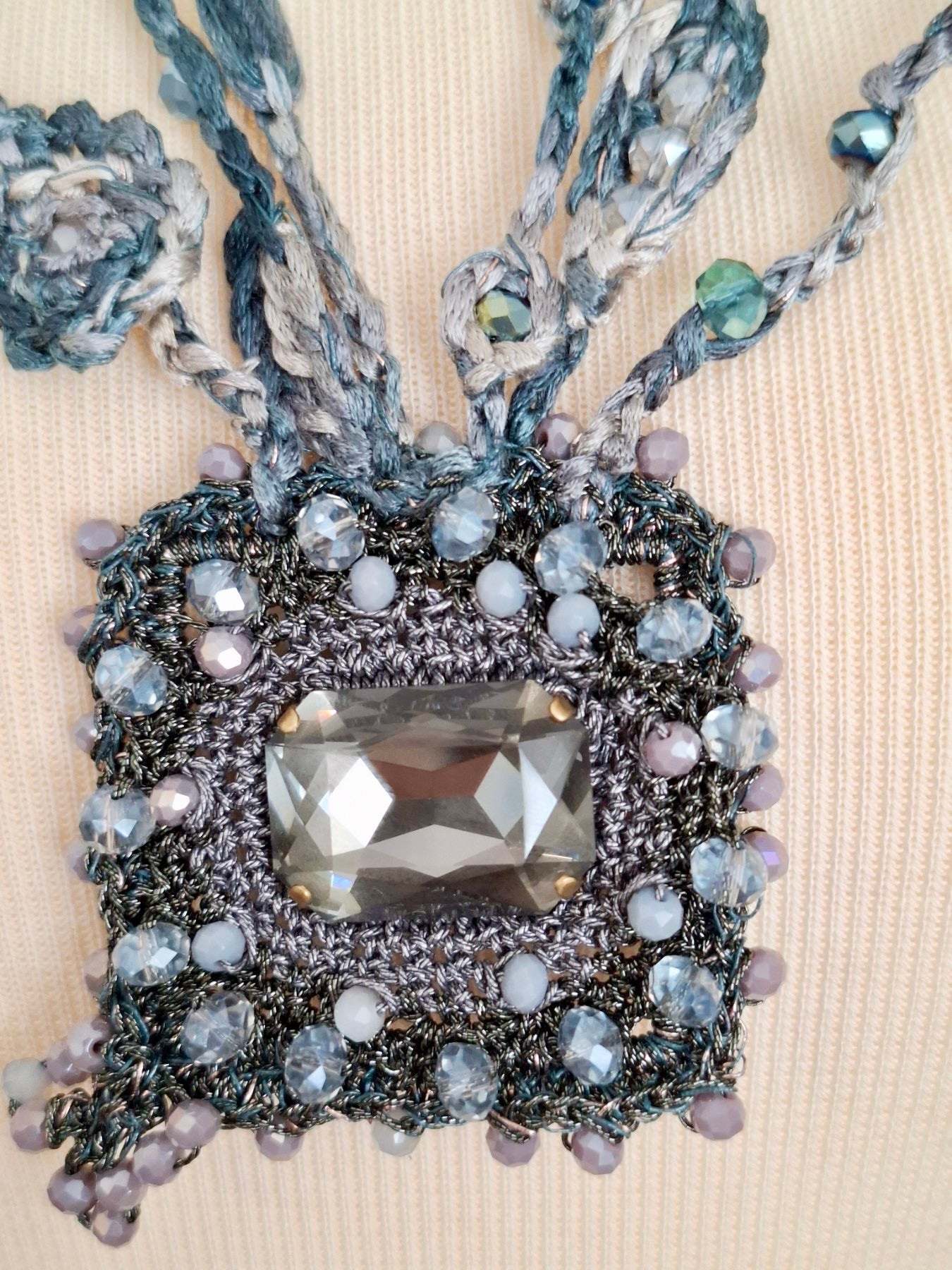 Handknit Necklace