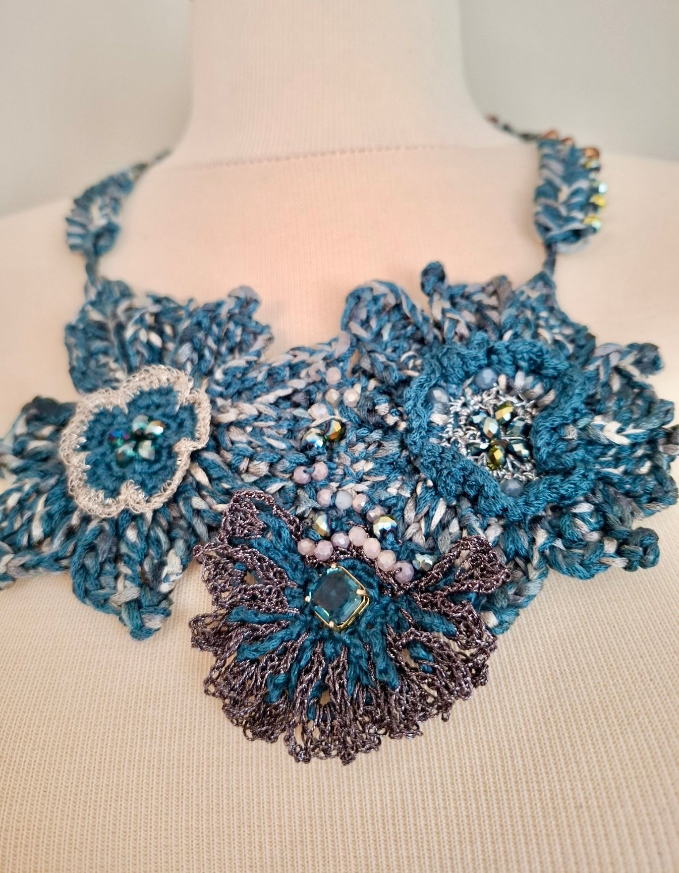 Handknit Necklace