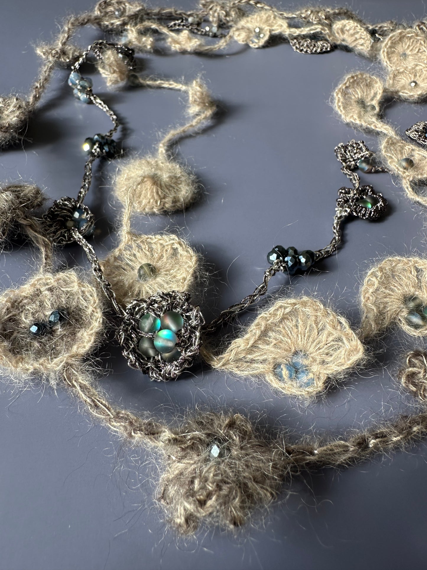Winter Whisper Mohair Necklace