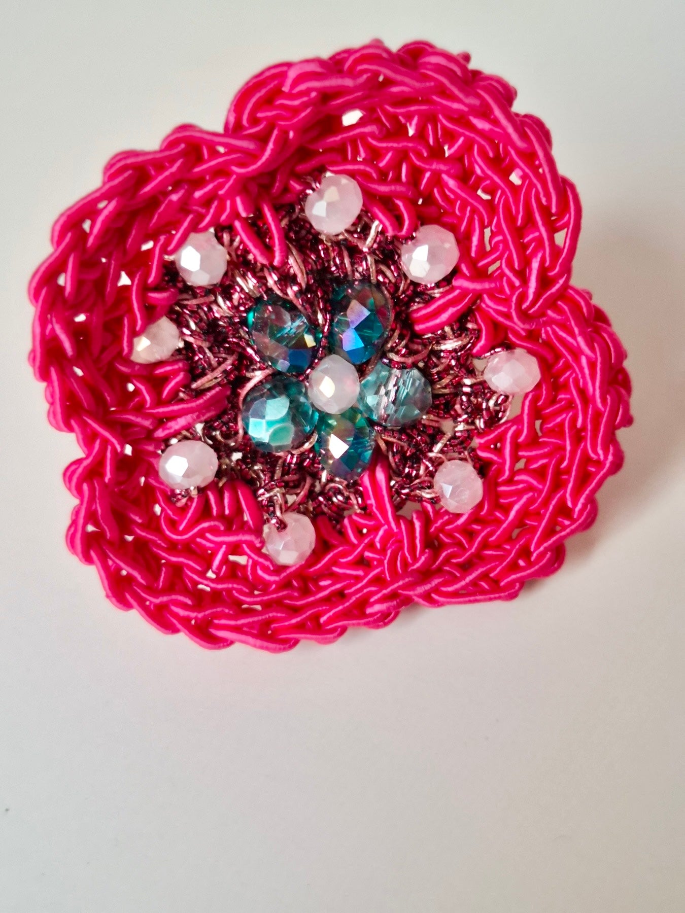 Fuchsia Necklace & Ring Set