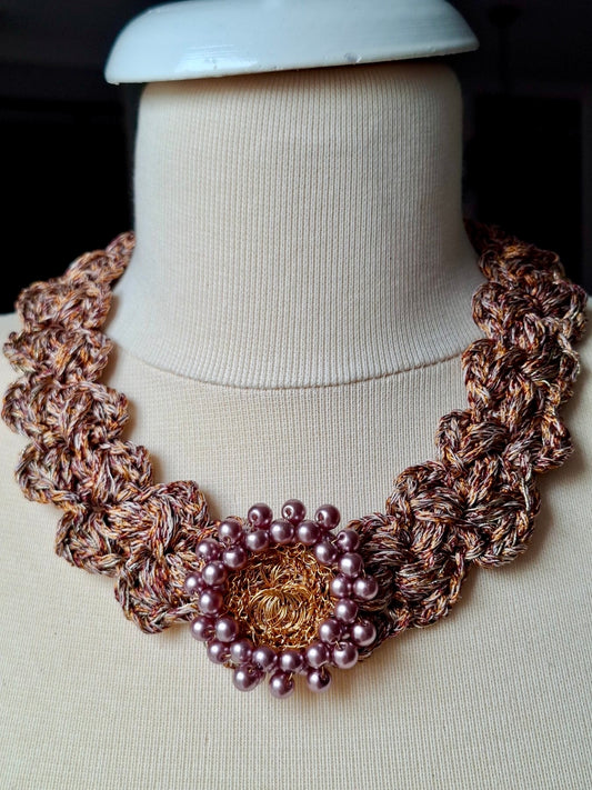 Missoni Silk Bloom – Handmade Statement Necklace