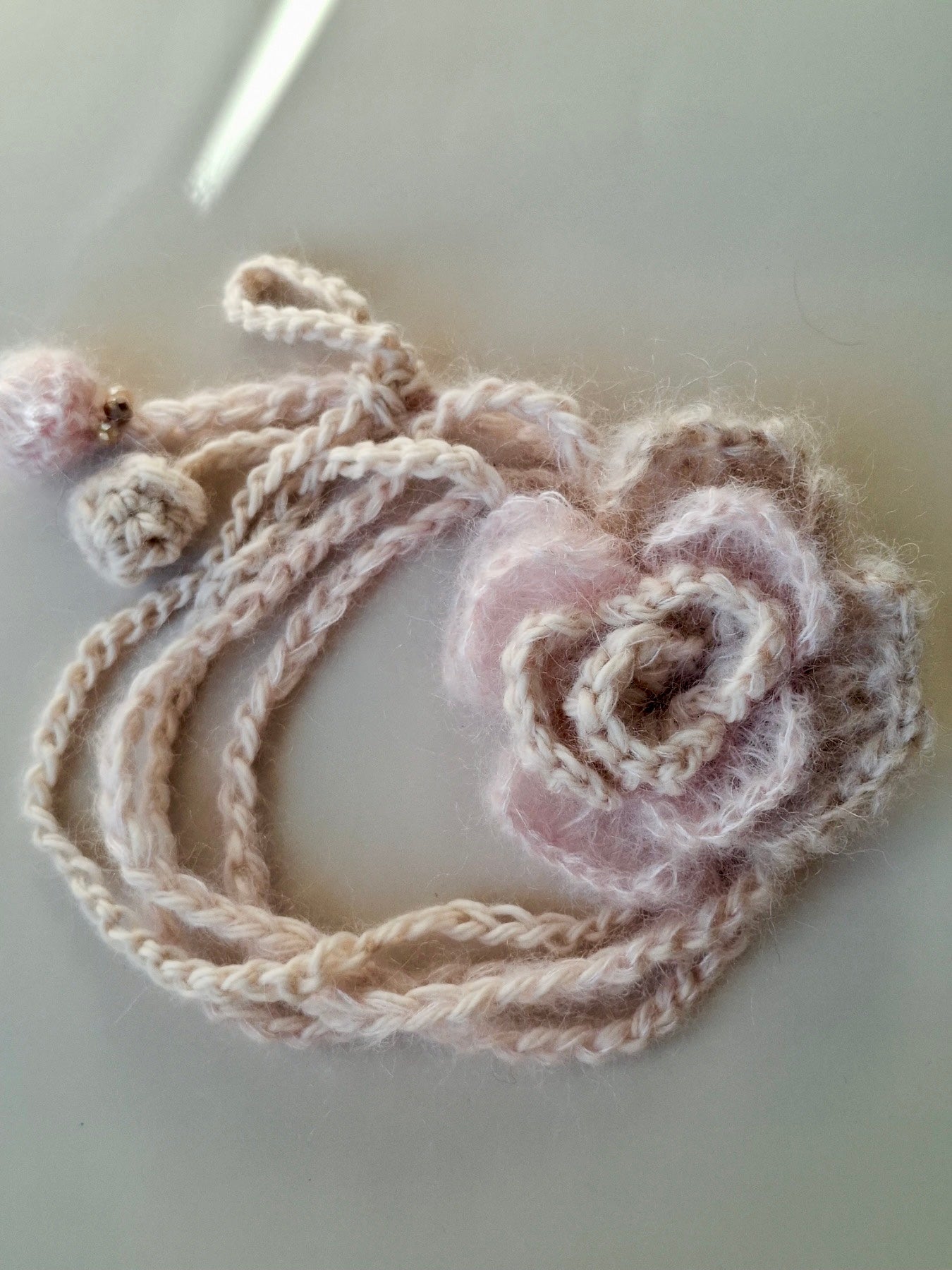 Silk Mohair Choker / Necklace