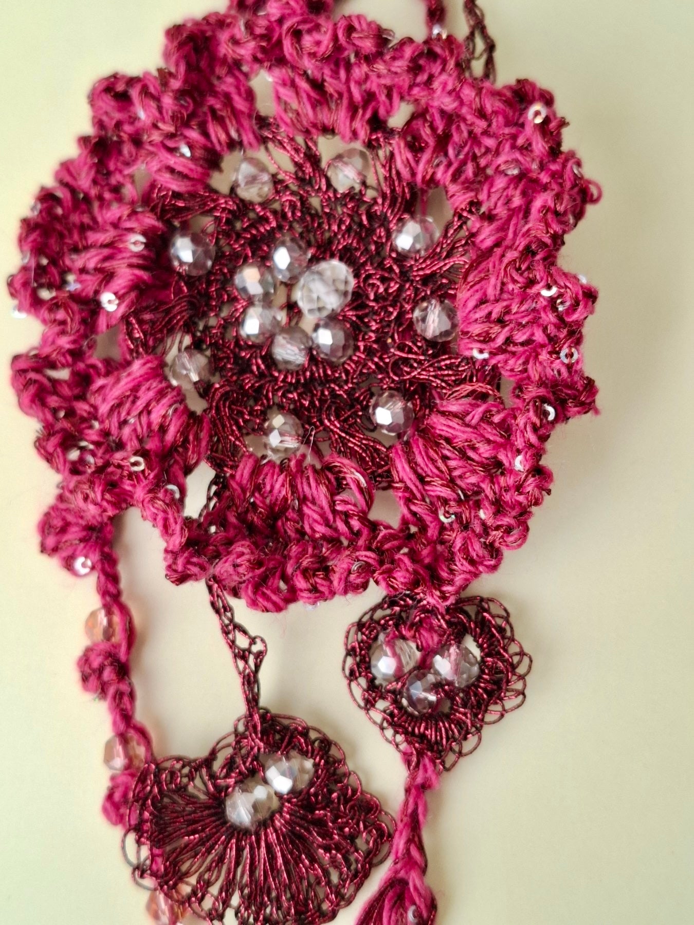 Handknit Necklace