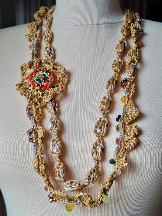 Solea – Silk Statement Necklace