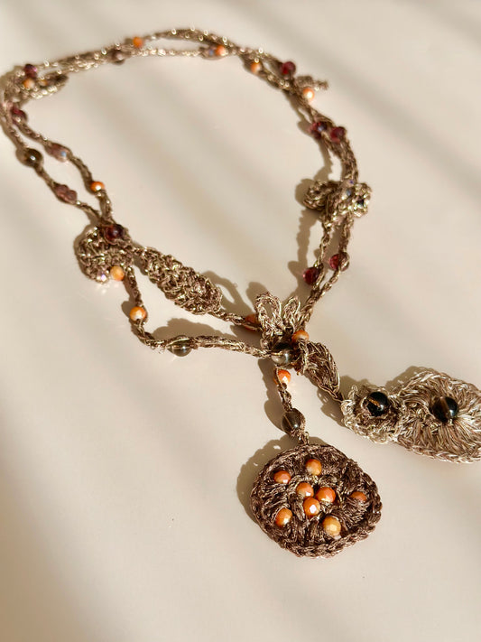 Handknit Necklace