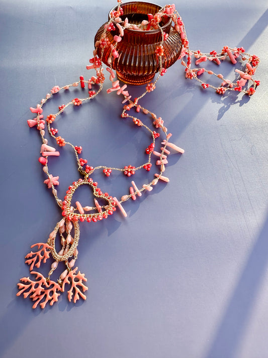 Necklace Set: “Coralia”