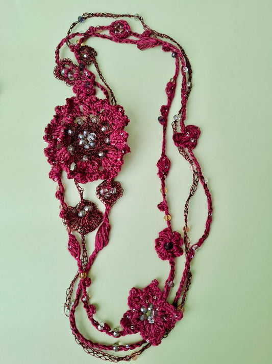 Handknit Necklace