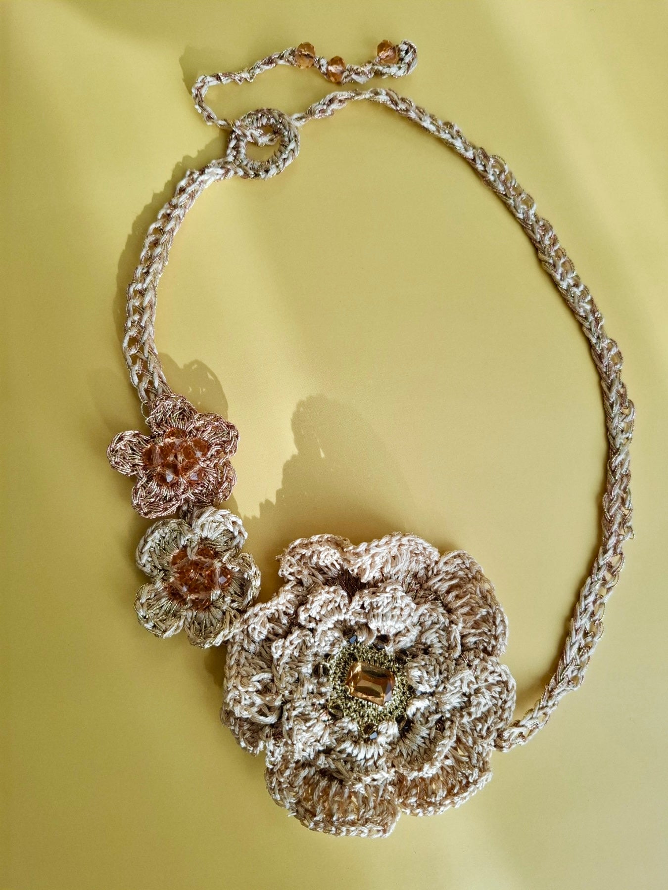 Handknit Necklace
