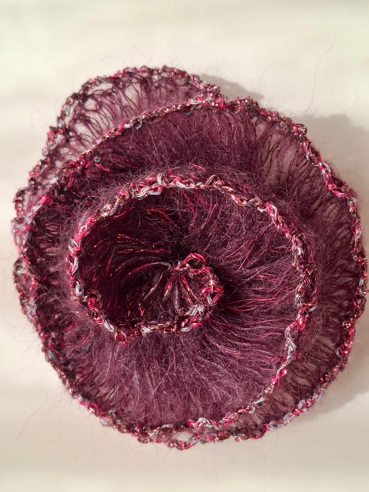 Burgundy Brooche