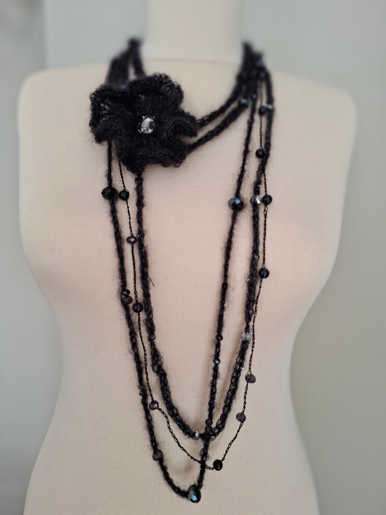 Handknit Necklace