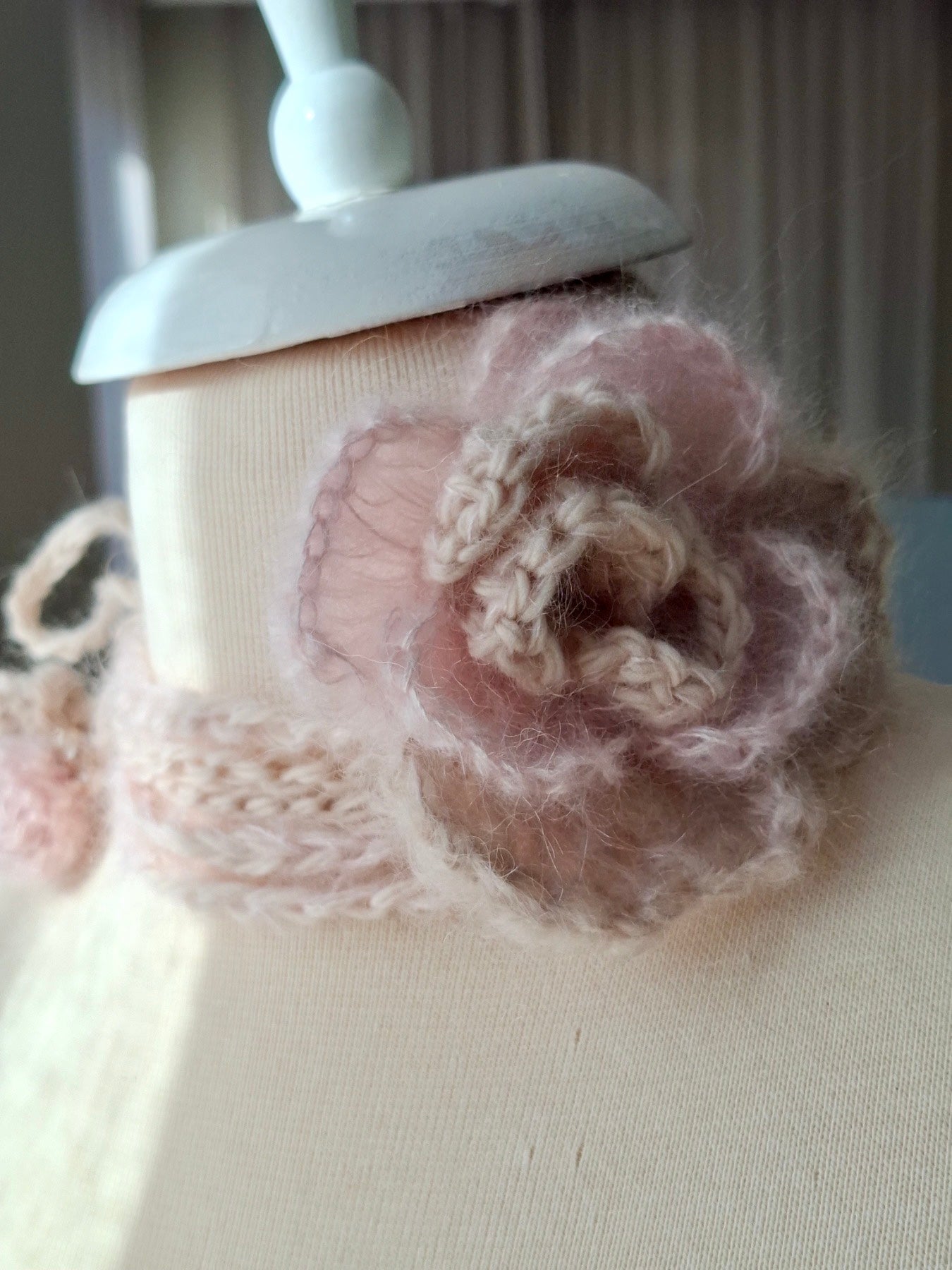 Silk Mohair Choker / Necklace