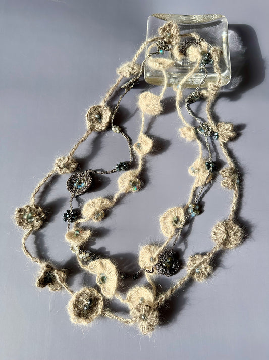 Winter Whisper Mohair Necklace