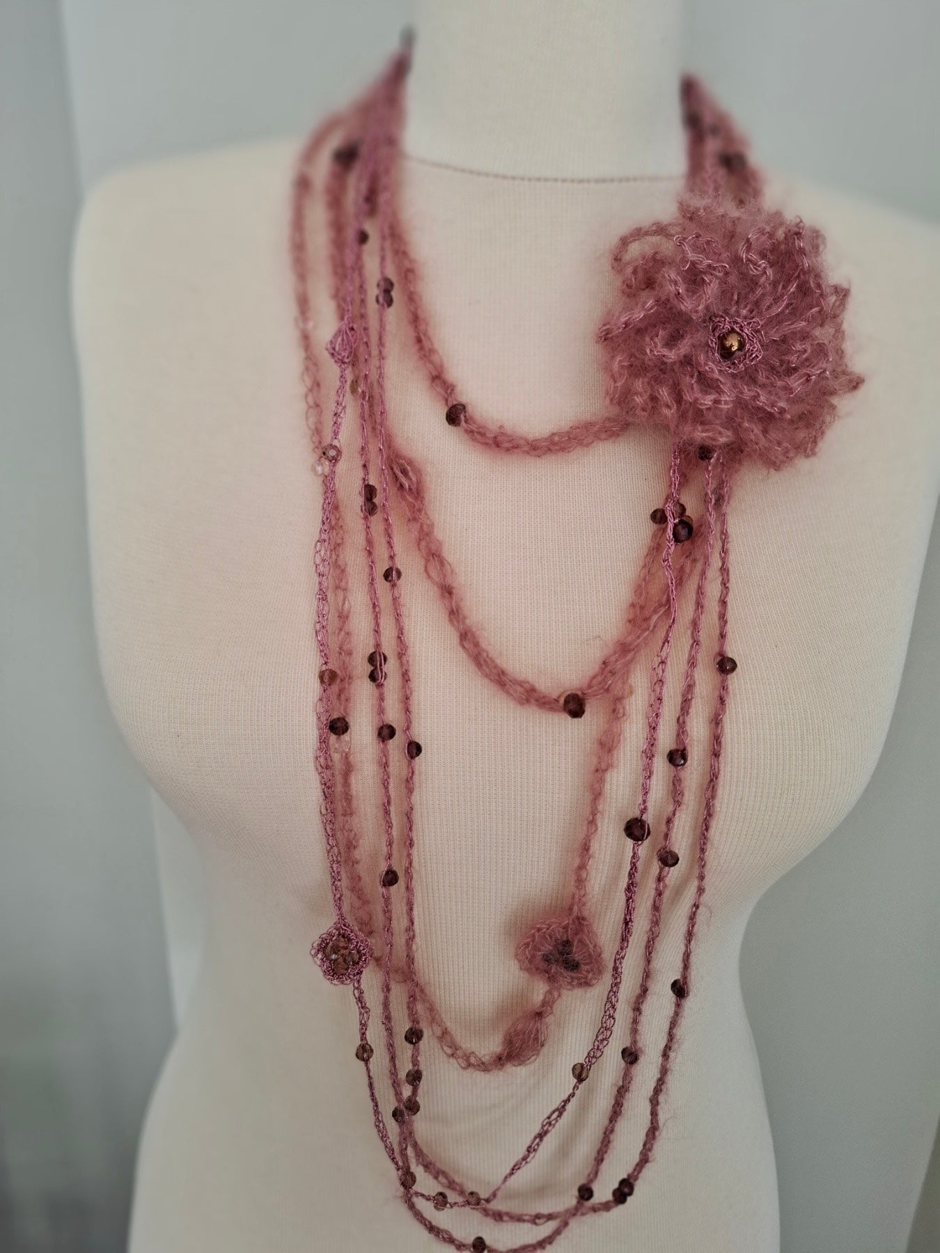 Handknit Necklace