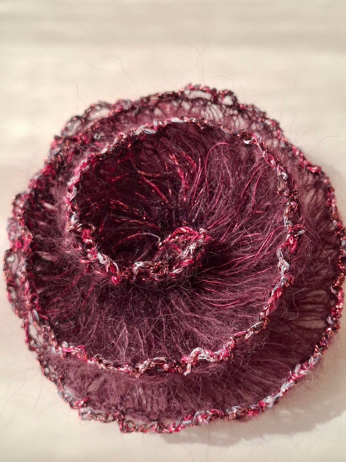 Burgundy Brooche