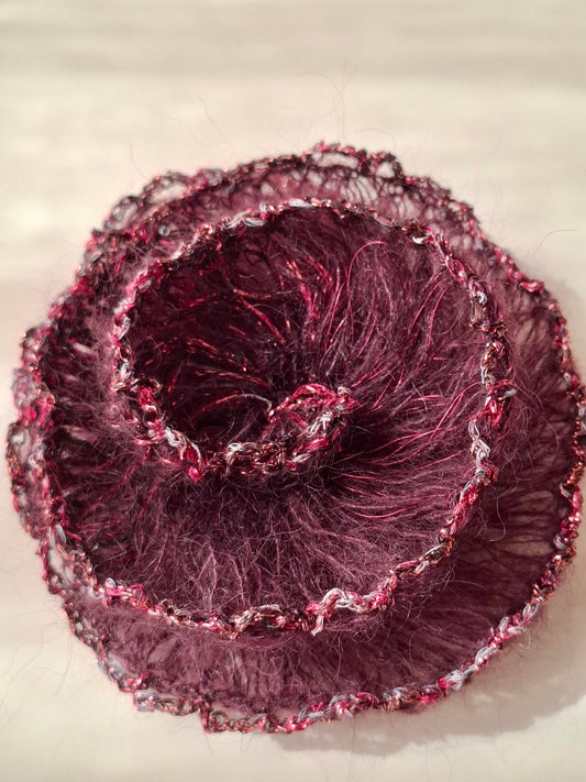 Burgundy Brooche