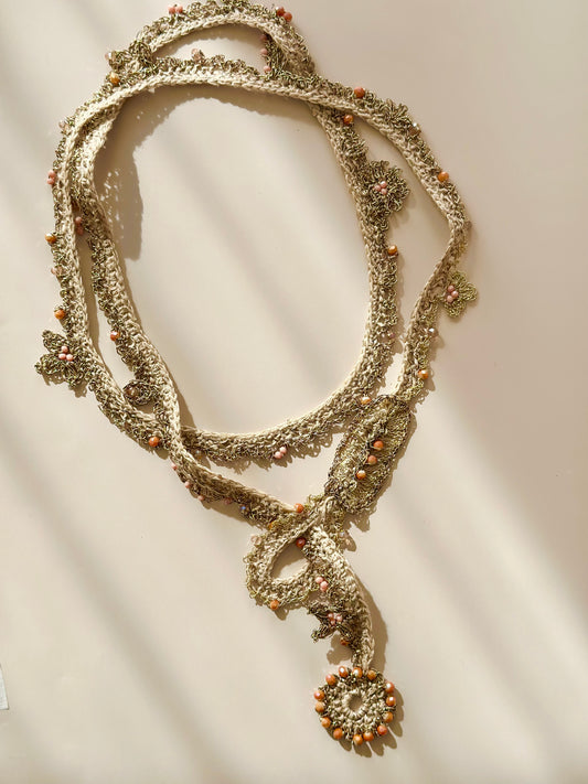 Handknit Necklace