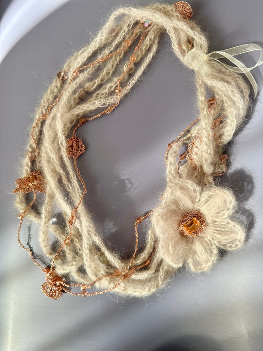 Handknit Necklace